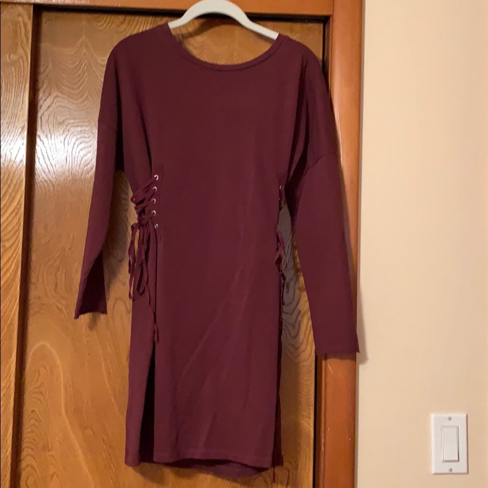 Silence and noise long sleeve dress